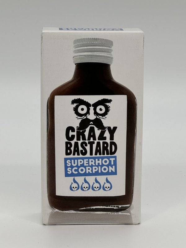 CRAZY BASTARD SAUCE - Superhot Scorpion Fermented Chilli Sauce